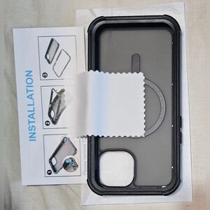 💙💚Magnetic Case for iPhone 14 ,6.1", Black🩵🩷